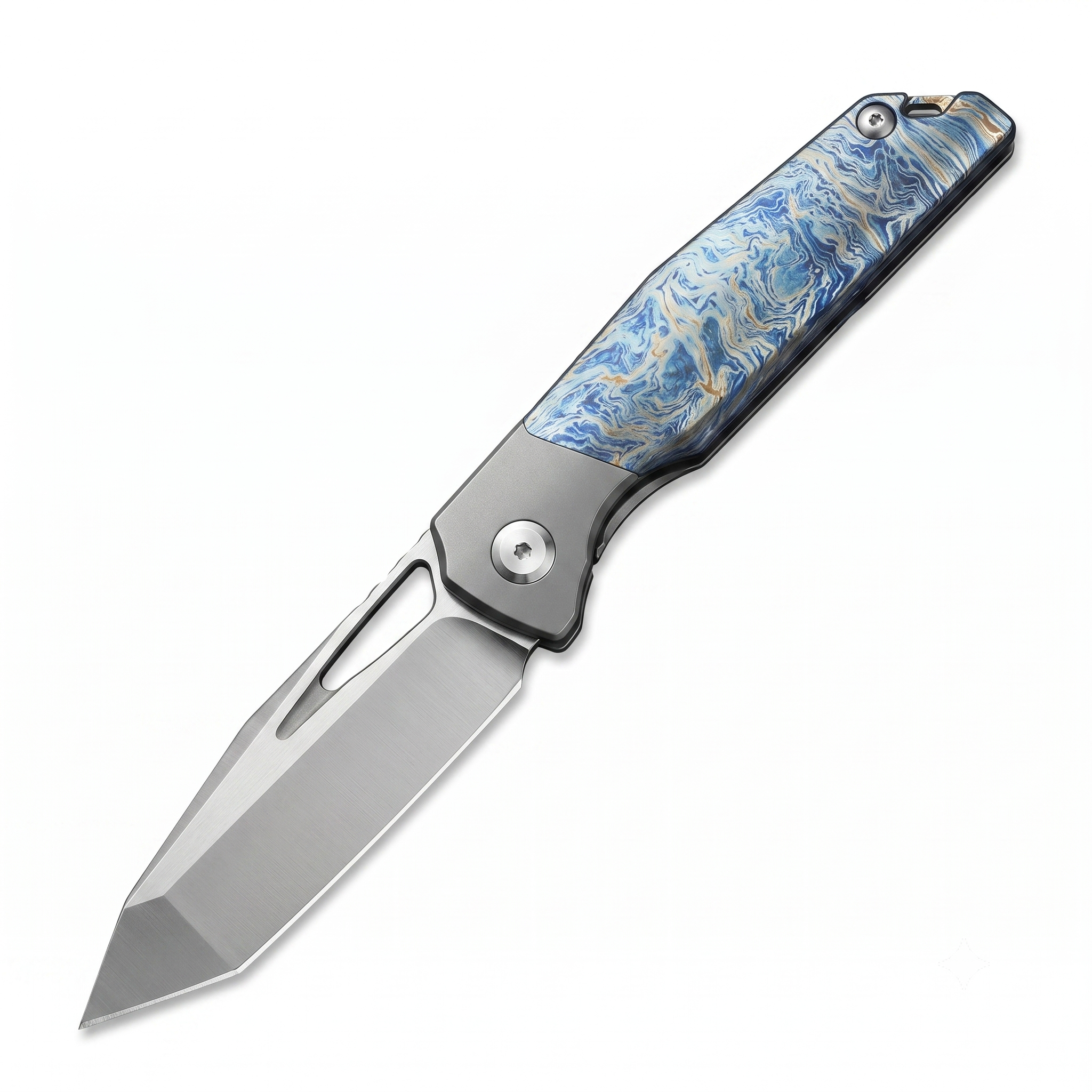 PioneerEDC Outdoor M390 Titanium Folding Knife