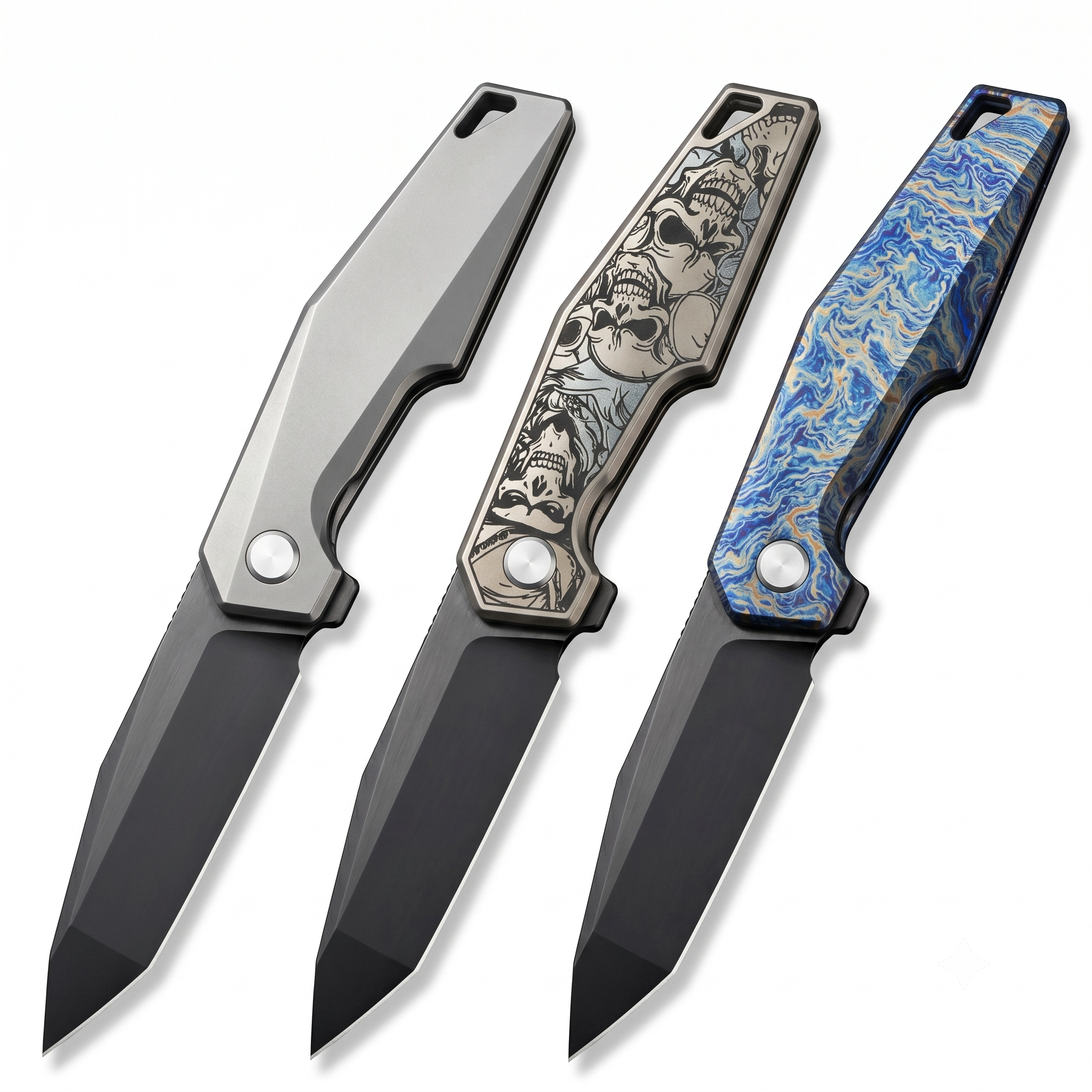 PioneerEDC Cross-border M390 Titanium Alloy Outdoor Folding Knife