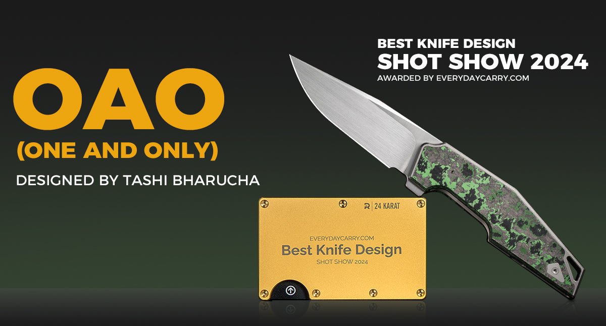 OAO (One and Only) — SHOT SHOW BEST KNIFE DESIGN 2024 - We Knife