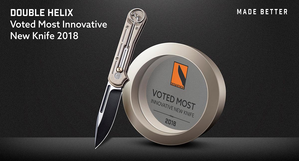 Double Helix — KNIFENEWS VOTED MOST INNOVATIVE NEW KNIFE 2018 - We Knife