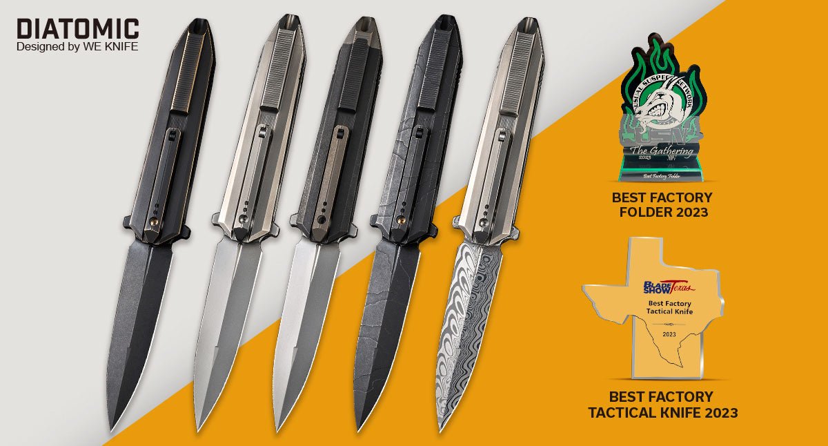 Diatomic — BLADE SHOW TEXAS BEST FACTORY TACTICAL KNIFE & USN GATHERING SHOW BEST FACTORY FOLDER 2023 - We Knife