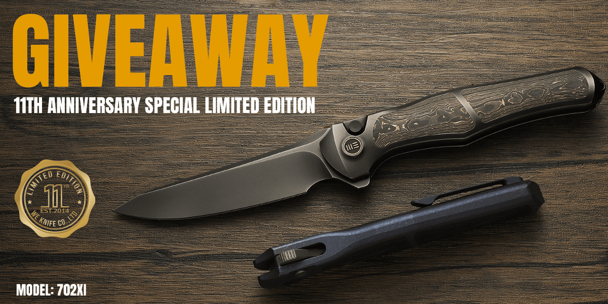 WE Knife 11th Anniversary Special Limited Edition Giveaway - We Knife
