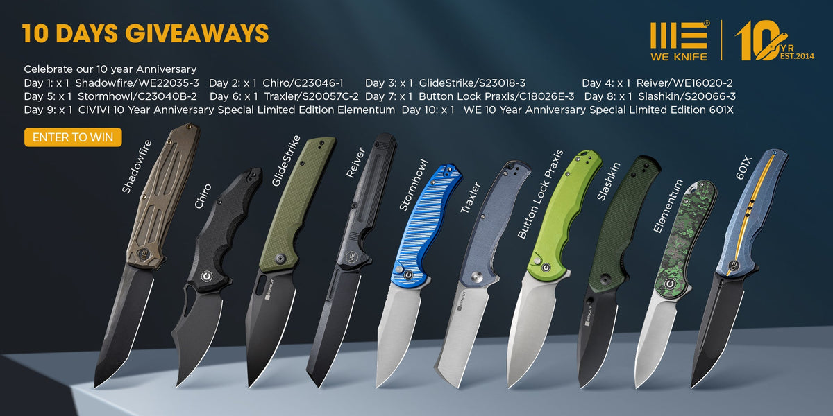 10 Days of Giveaways - We Knife