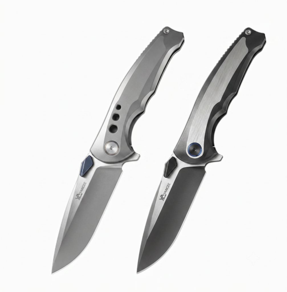 Cross-border M390 titanium alloy folding knife